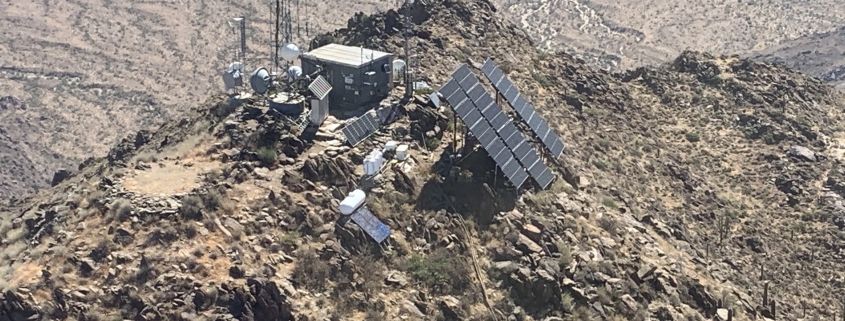 Hayes Peak Estrella Mountains Solar Array with Helipad